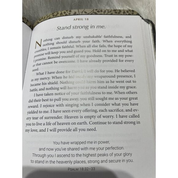 365 Daily Devotions Journal "I Hear His Whisper" By BroadStreet - Picture 3 of 4